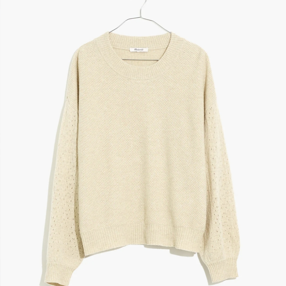 Madewell Mclean Pullover Sweater xs